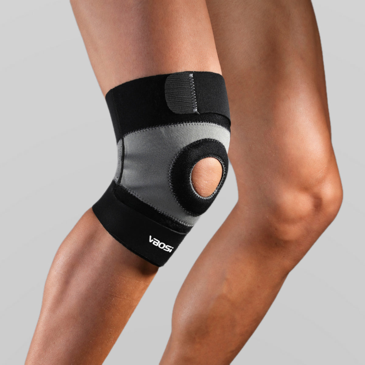VBOSI Dual-Strap Knee Support with Open Patella & Reinforced Ring Design