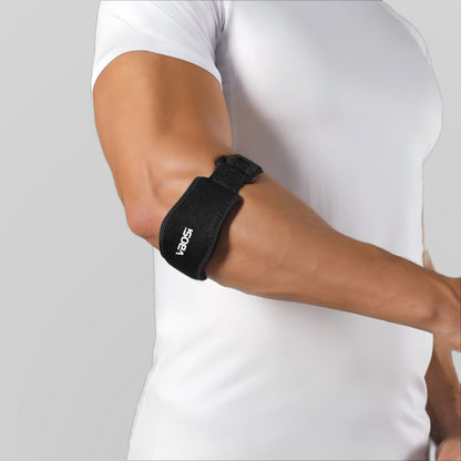 VBOSI 1 Pair Padded Tennis Elbow Braces – Adjustable Forearm Compression Strap