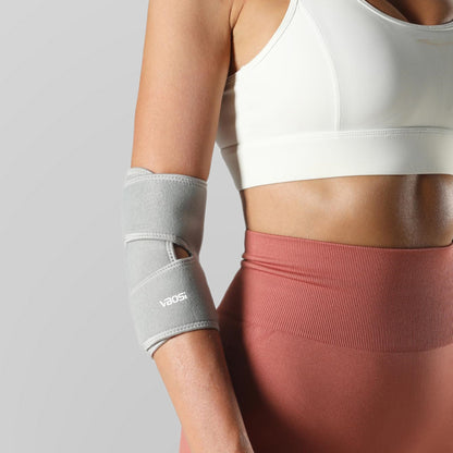 VBOSI Contoured Elbow Support Brace with Adjustable Compression Wrap