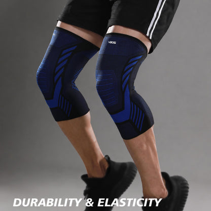 VBOSI 1 Pair Breathable Elastic Knee Sleeve with 3D Zoned Knitting