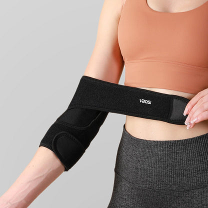 VBOSI 1 Piece Breathable Elbow Support Wrap with Dual Tension Straps