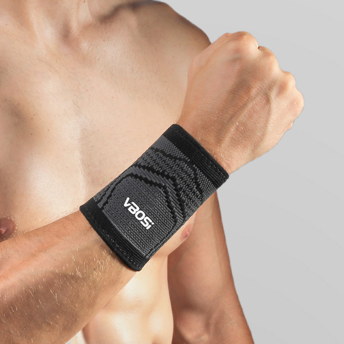 VBOSI 1 Pair Elastic Knitted Wrist Support Sleeve