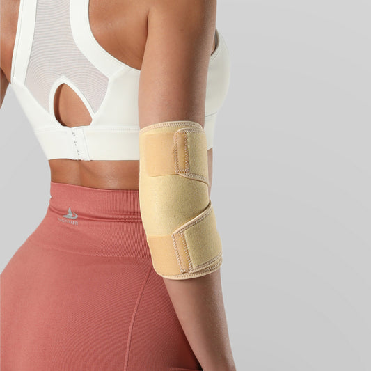 VBOSI Breathable Adjustable Elbow Support Brace with Dual Compression Straps