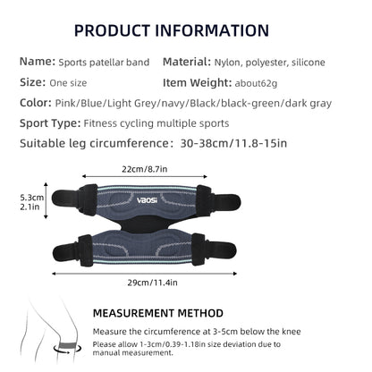 VBOSI Knee Support Silicone Shock Absorption Brace
