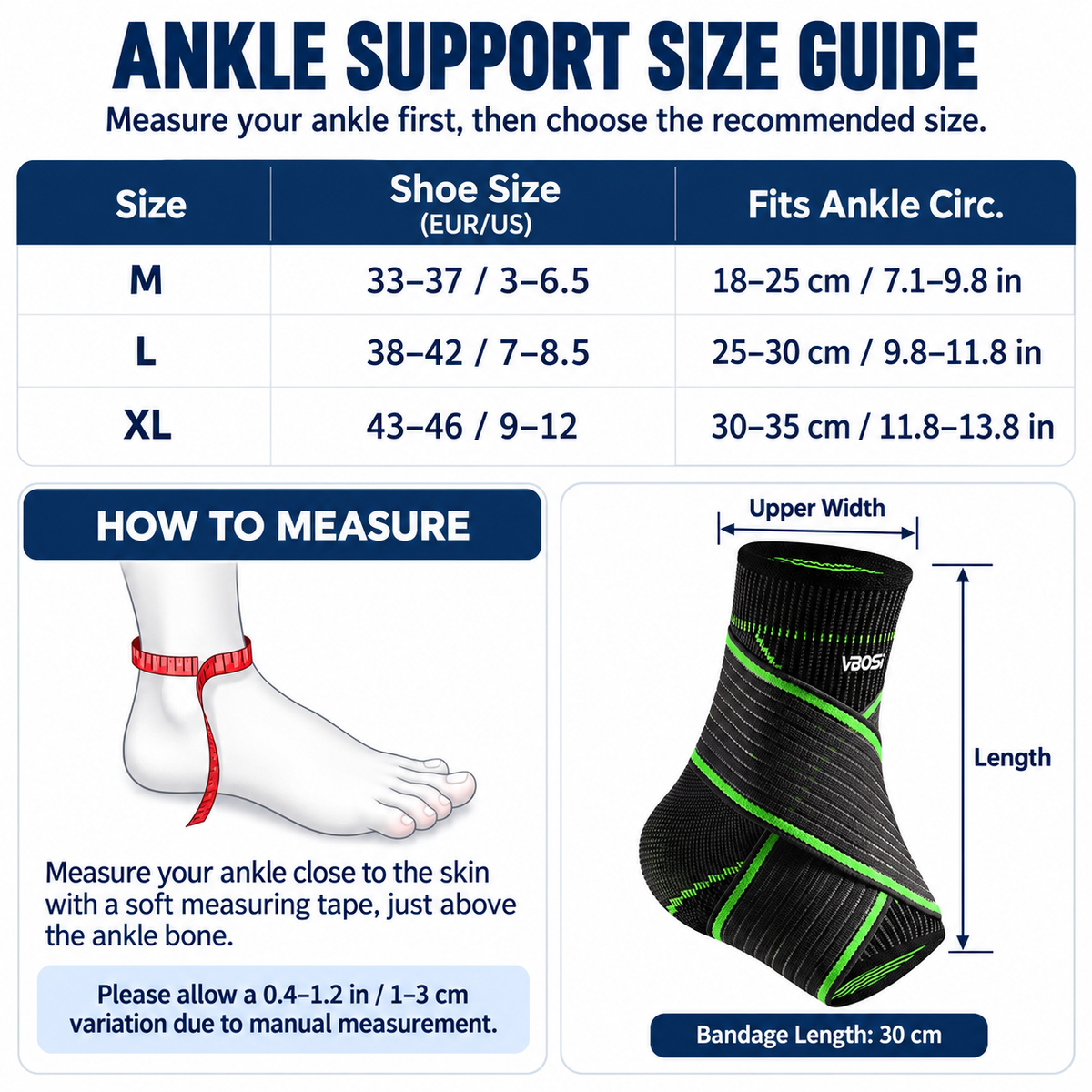JINGBA SUPPORT 0147 orthèse de cheville solide et respirante pour les Ligaments stabilisateurs de cheville entorse prévenir les nouvelles blessures