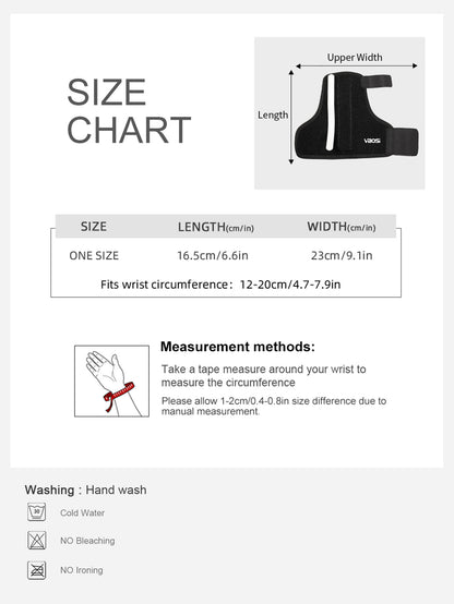 VBOSI 1 Piece Adjustable Wrist and Thumb Support