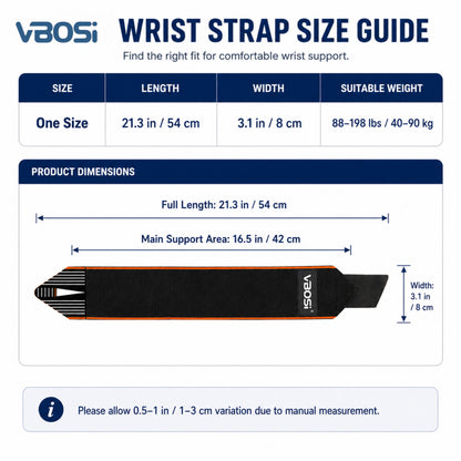 VBOSI Adjustable Wrist Wrap with Thumb Loop