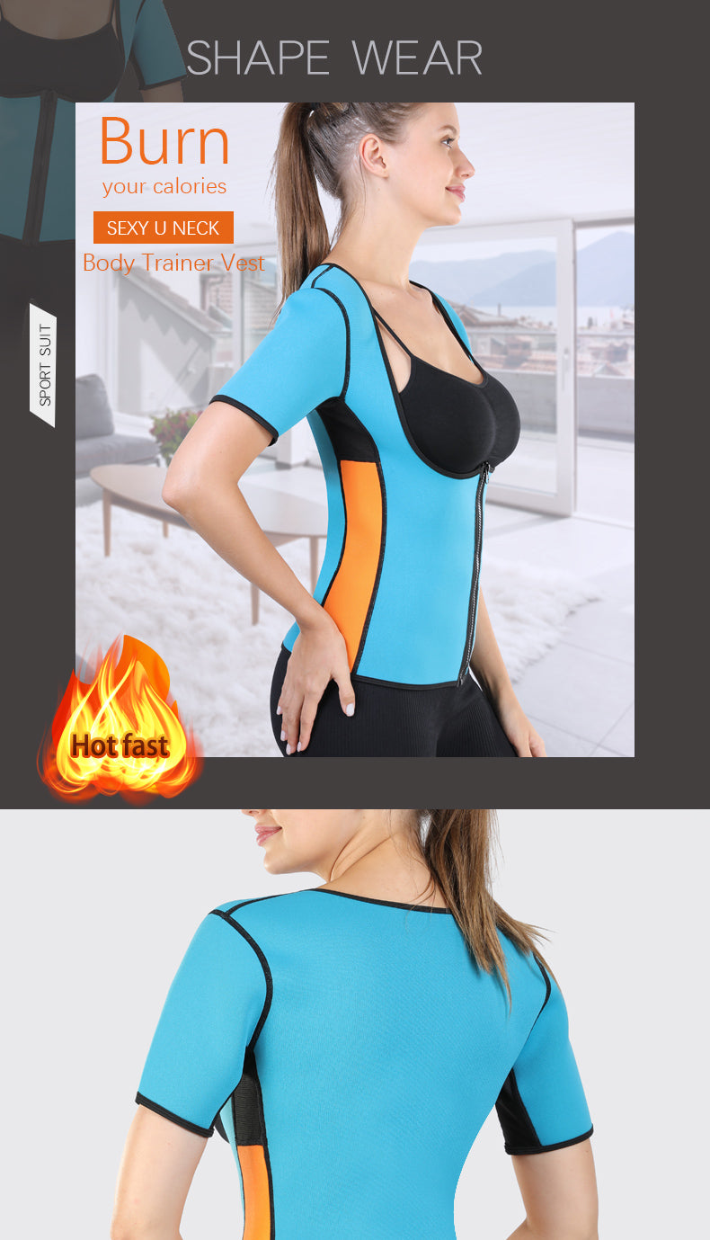 JINGBA SUPPORT 7280 Néoprène Perte Peser Fat Burning Abdominal Minceur Sauna Sweat Vest