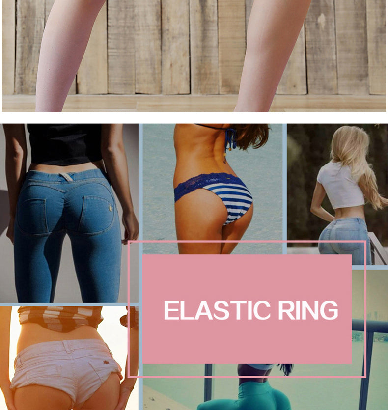 JINGBA SUPPORT 9924 Bandes de résistance en tissu pour les cuisses, les hanches et le butin - Bandes d'exercice élastiques pour le yoga, la gym et le fitness 