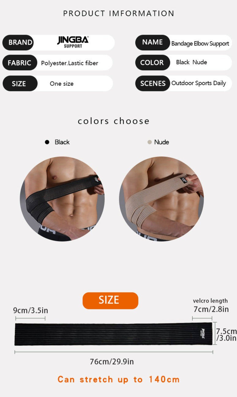 JINGBA SUPPORT 4224 orthèse de coude de Tennis pour tendinite coude de Tennis pour hommes femmes golfeurs avant-bras sangle de soulagement de la douleur