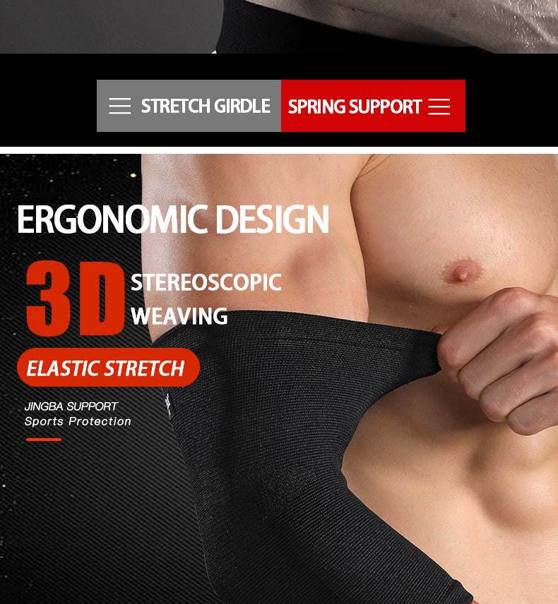 JINGBA SUPPORT 0037 Usine Fabricant Fitness Haltérophilie Réglable Munequeras Gym Elbow Support Brace