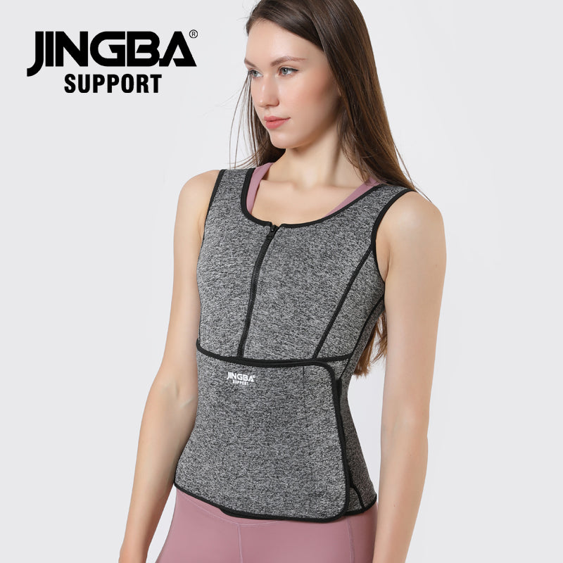 JINGBA SUPPORT 1180 Body Fitness corset de perte de poids Sauna Suit Sweat Vest