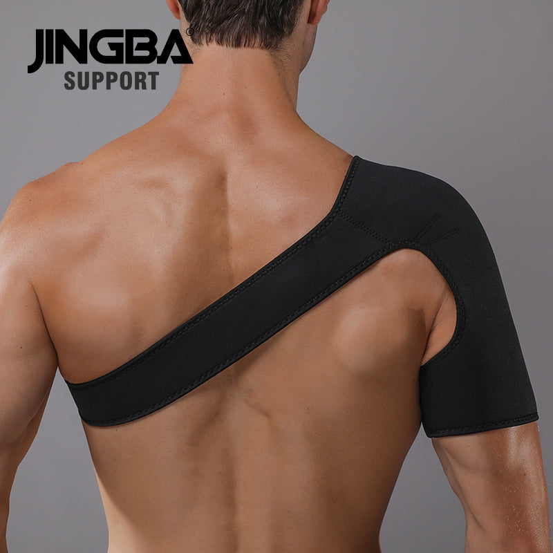 JINGBA SUPPORT 0108 ceinture de soutien d'épaule élastique en néoprène sangle arrière pour la correction de la fixation de l'orthèse de la clavicule de gymnastique