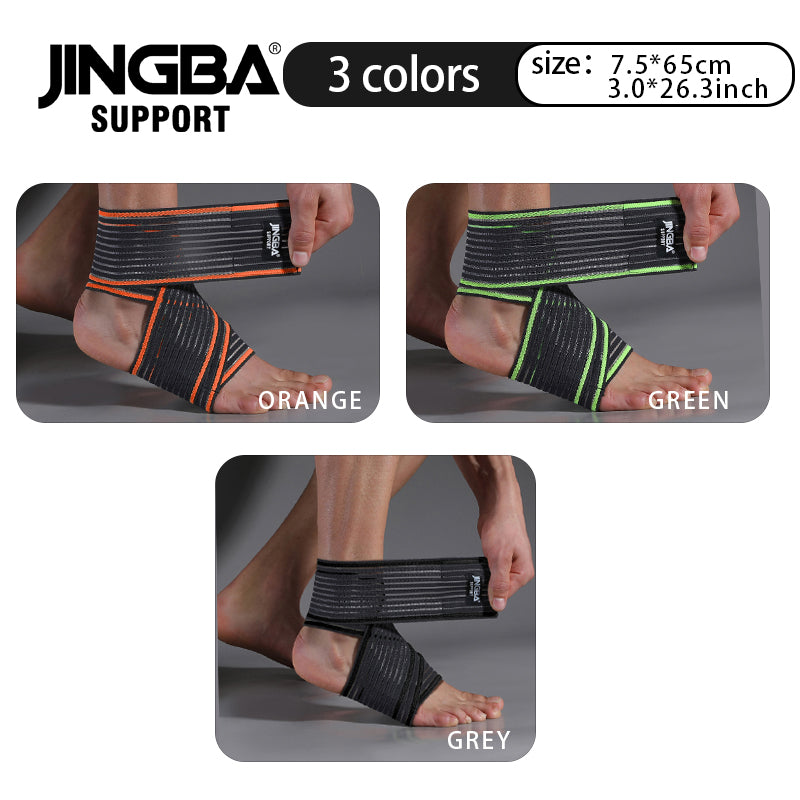 JINGBA SUPPORT 7224 Compression Respirant Support De Pied Enveloppe Pour Natation Gym Athlétisme Soutien Cheville Brace