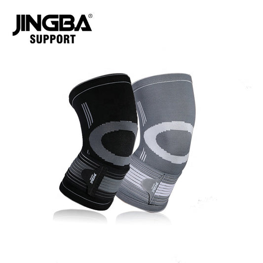 JINGBA SUPPORT 4167 Durable Nylon Crawling Genouillère Protection Élastique Anti-collision Genou Bretelles Genou Soutien Brace