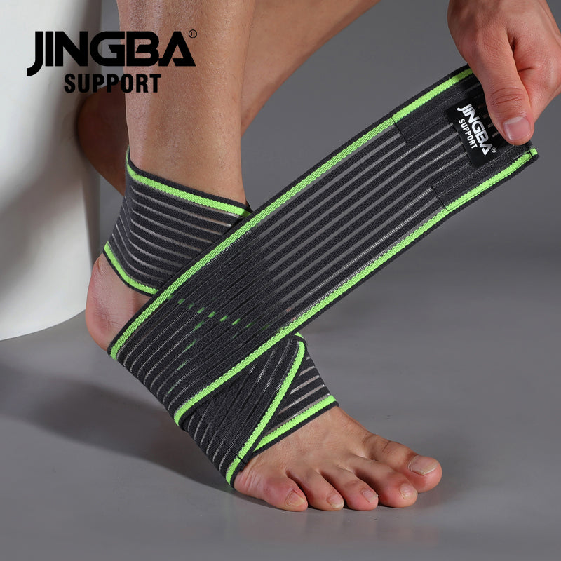 JINGBA SUPPORT 7224 Compression Respirant Support De Pied Enveloppe Pour Natation Gym Athlétisme Soutien Cheville Brace