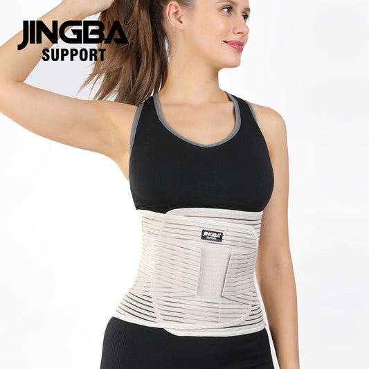 JINGBA SUPPORT 5052 haute qualité avancée chaude lombaire inférieure personnalisée double sangles sueur taille taille bande