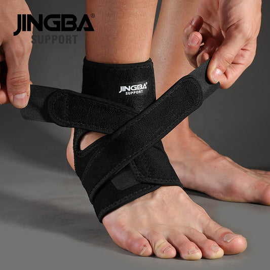 JINGBA SUPPORT 1238 manchon de cheville en néoprène respirant enveloppe réglable support de pied de Compression résistant à l'eau taille libre