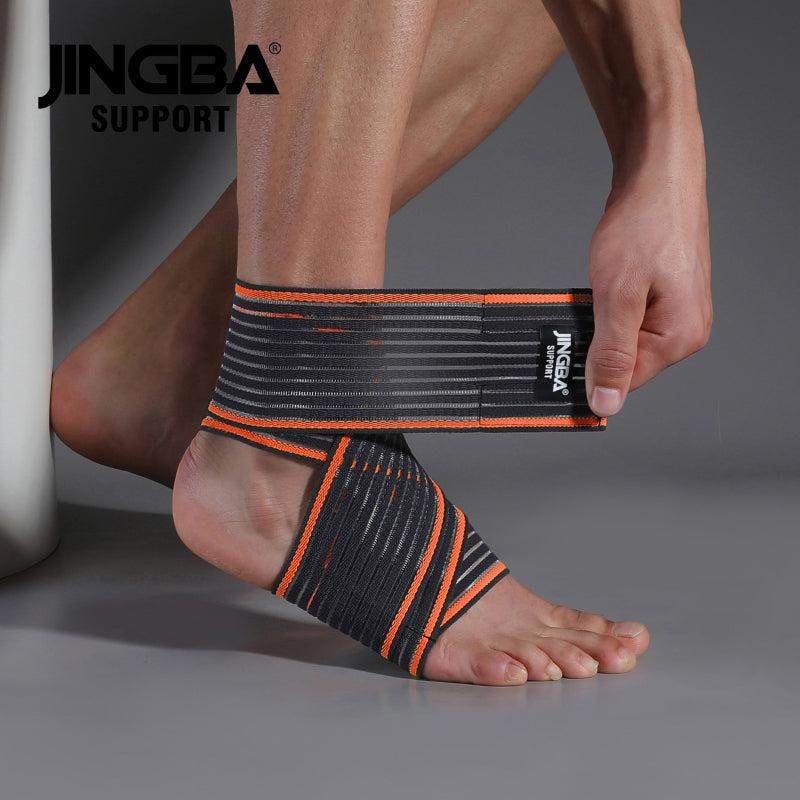 JINGBA SUPPORT 7224 Compression Respirant Support De Pied Enveloppe Pour Natation Gym Athlétisme Soutien Cheville Brace