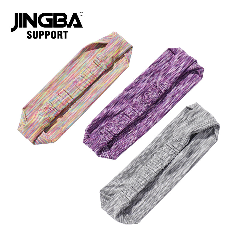 JINGBA SUPPORT 5155 Bandeau de sueur doux antidérapant pour femme pour le sport et le yoga, haute élasticité et doux pour la peau