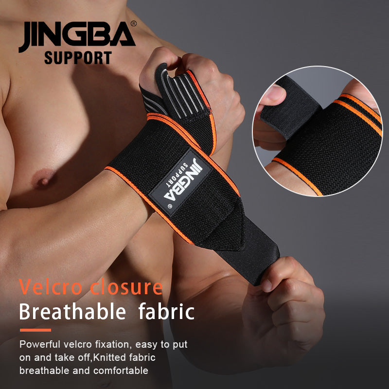JINGBA SUPPORT 1324 Bandes de poignet de qualité supérieure Sangles de levage Bandes de poignet robustes de qualité professionnelle
