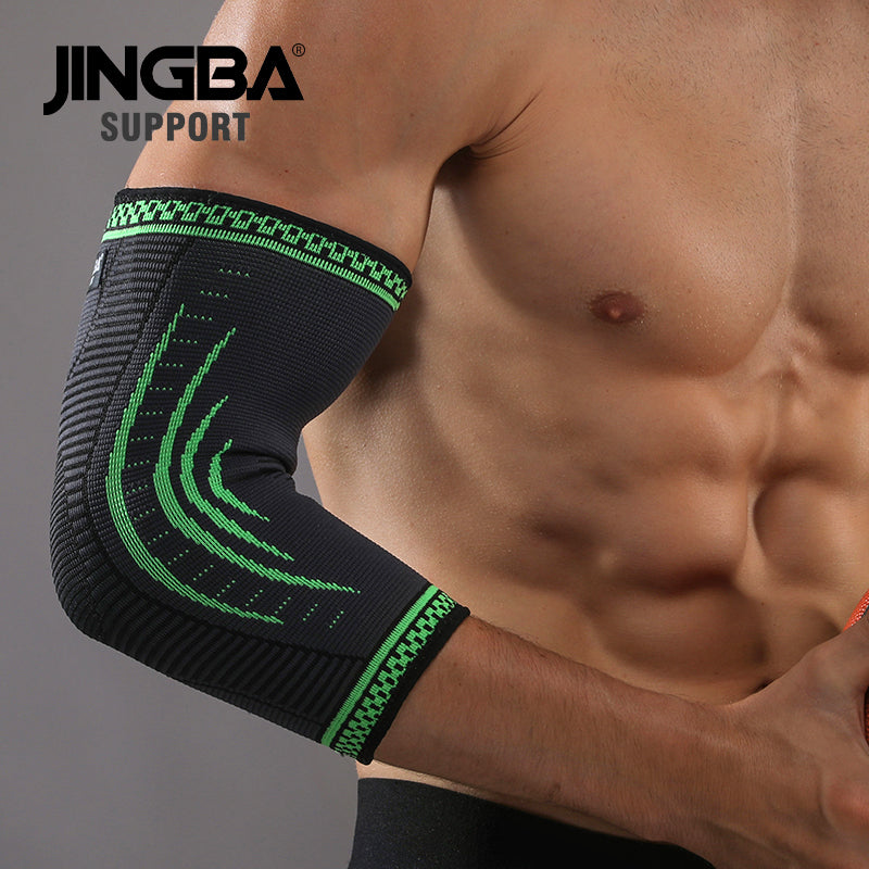 JINGBA SUPPORT 6037A Protection Sport Réglable Gardes Basketball Tennis Coudières Sport Bras manches