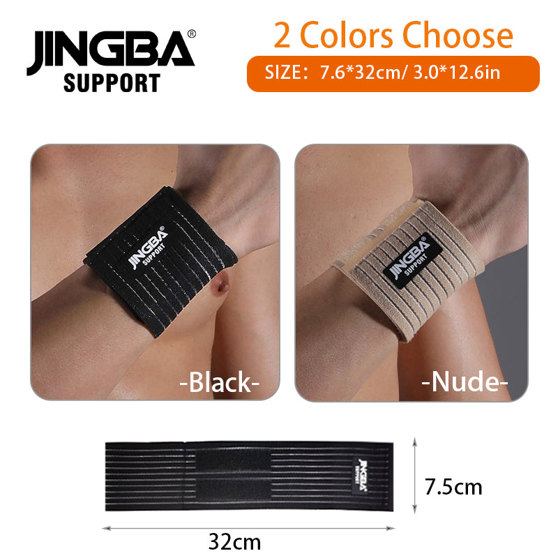 JINGBA SUPPORT 0224 entraînements de Compression gymnastique haltérophilie hommes femmes ajustement mains gauche et droite sangles de poignet
