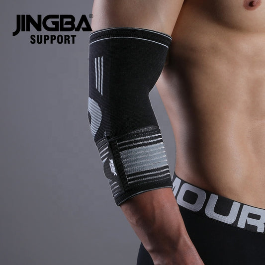 JINGBA SUPPORT 4137 Manchon de Compression pour Bras Élastique Support de Coude Coude en Nylon