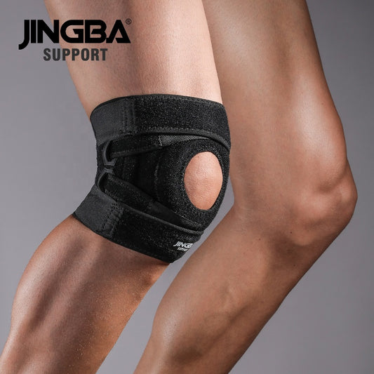 JINGBA SUPPORT 9038 Coolfit stabilisateur à séchage rapide sport genouillère orthèse rotule genouillères trou genou protéger pansement