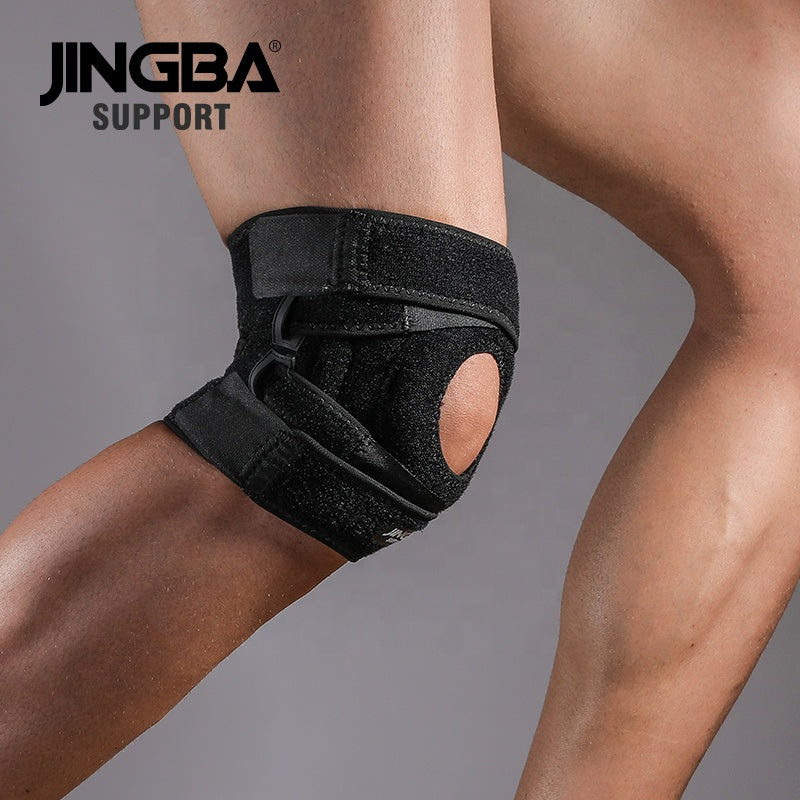 JINGBA SUPPORT 9038 Coolfit stabilisateur à séchage rapide sport genouillère orthèse rotule genouillères trou genou protéger pansement