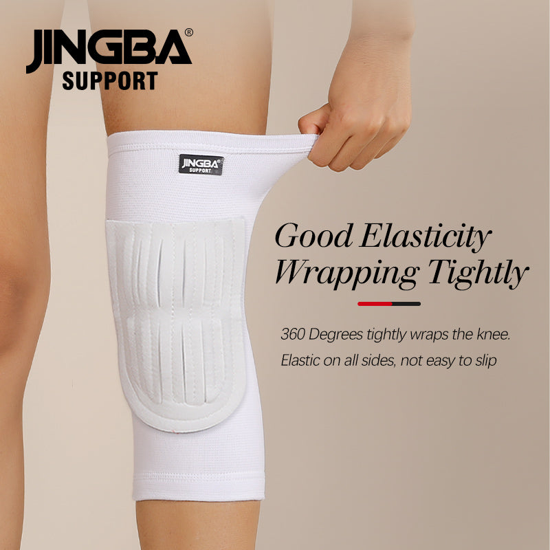 JINGBA SUPPORT 9367 Genouillères pour Sports Running Randonnée Arthrite Soulagement des douleurs articulaires Circulation genou bandage genouillère attelle