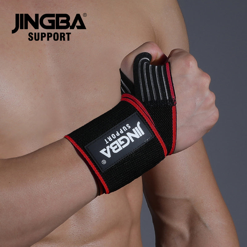 JINGBA SUPPORT 1324 Bandes de poignet de qualité supérieure Sangles de levage Bandes de poignet robustes de qualité professionnelle