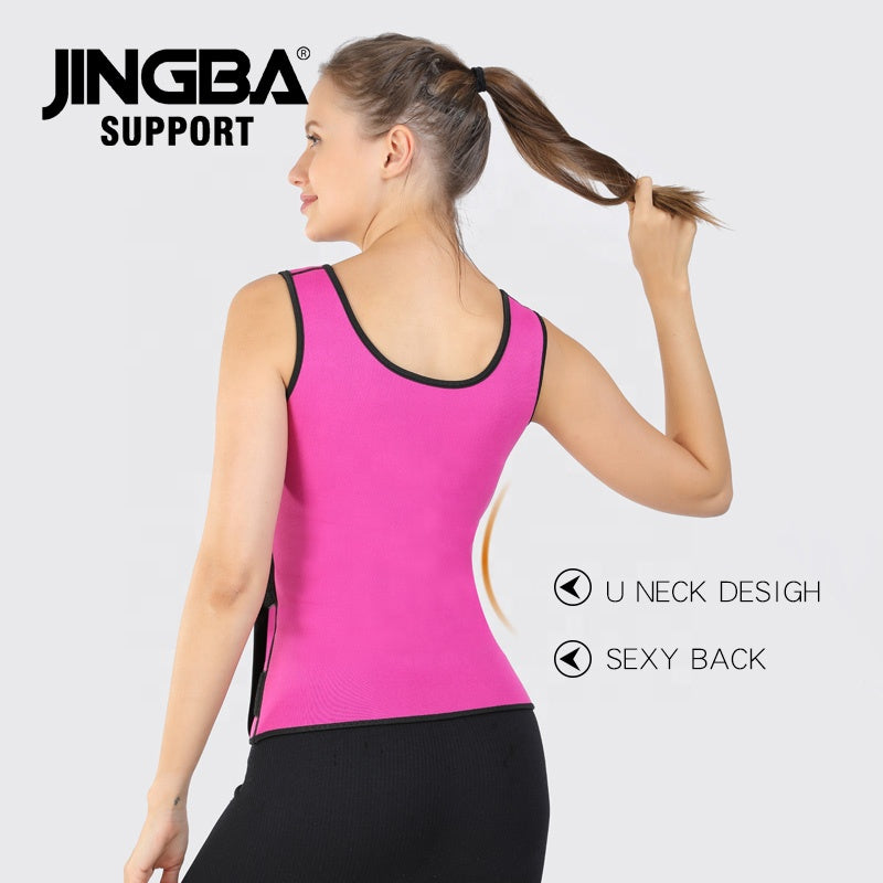 JINGBA SUPPORT 1180 Body Fitness corset de perte de poids Sauna Suit Sweat Vest