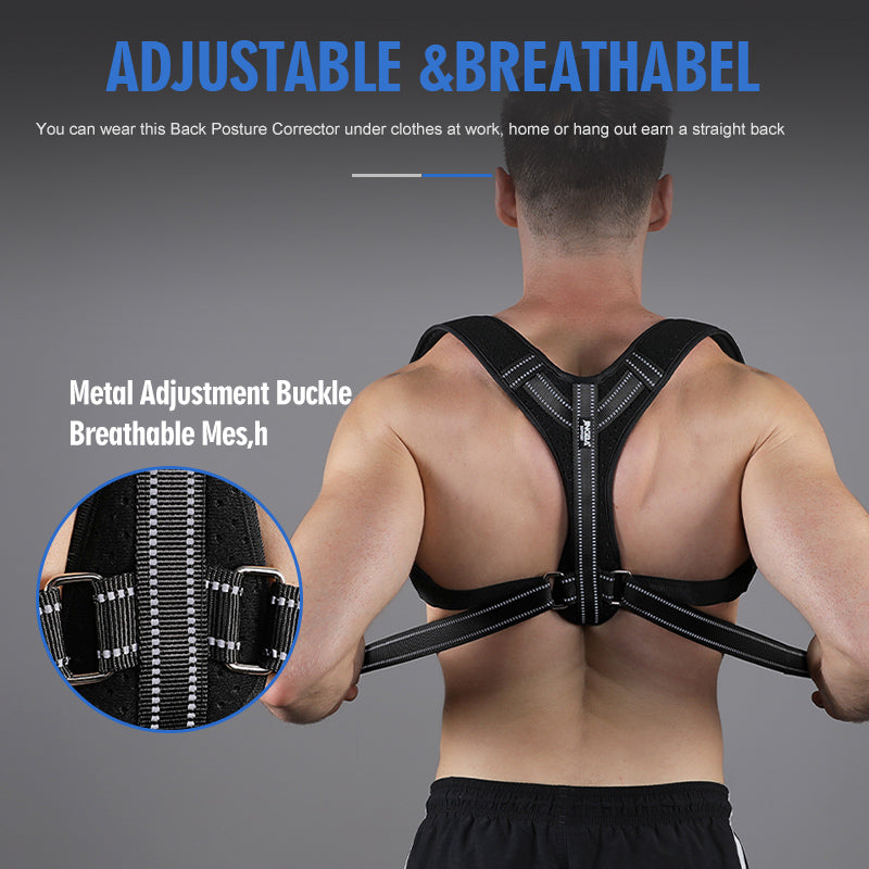 JINGBA SUPPORT 2102 vente chaude de haute qualité réglable unisexe professionnel correcteur de posture dos lisseur