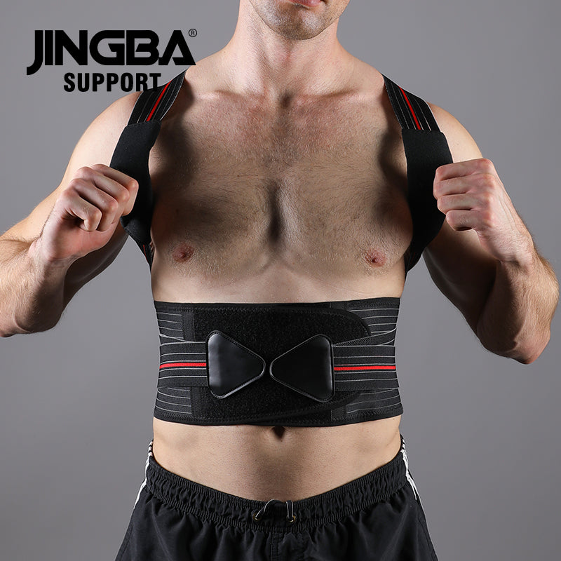 JINGBA SUPPORT 4102 gilet correcteur de Posture améliorer la Posture fournir un soutien lombaire orthèse d'épaule lombaire redresseur de dos