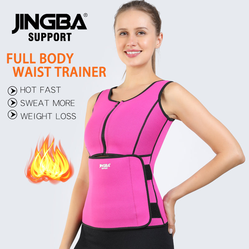JINGBA SUPPORT 1180 Body Fitness corset de perte de poids Sauna Suit Sweat Vest