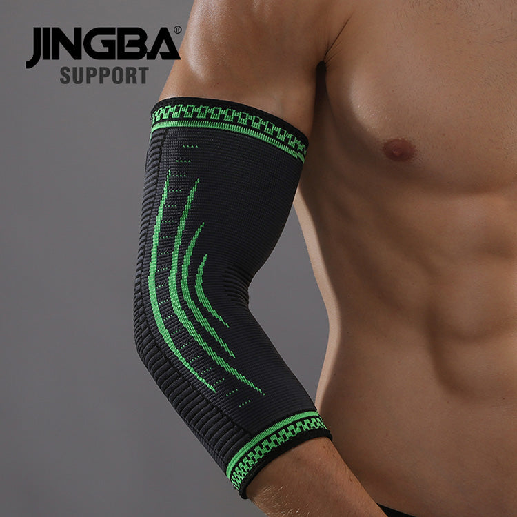 JINGBA SUPPORT 6037A Protection Sport Réglable Gardes Basketball Tennis Coudières Sport Bras manches