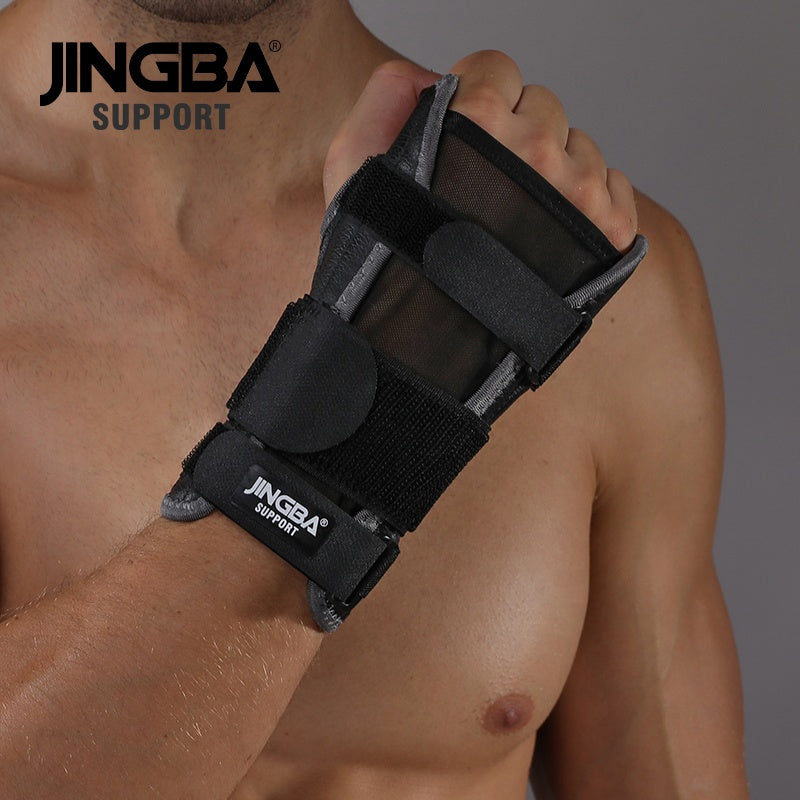 JINGBA SUPPORT 0208 Attelle de poignet en fer métallique Support de poignet pour tendinite Arthrite Soulagement de la douleur