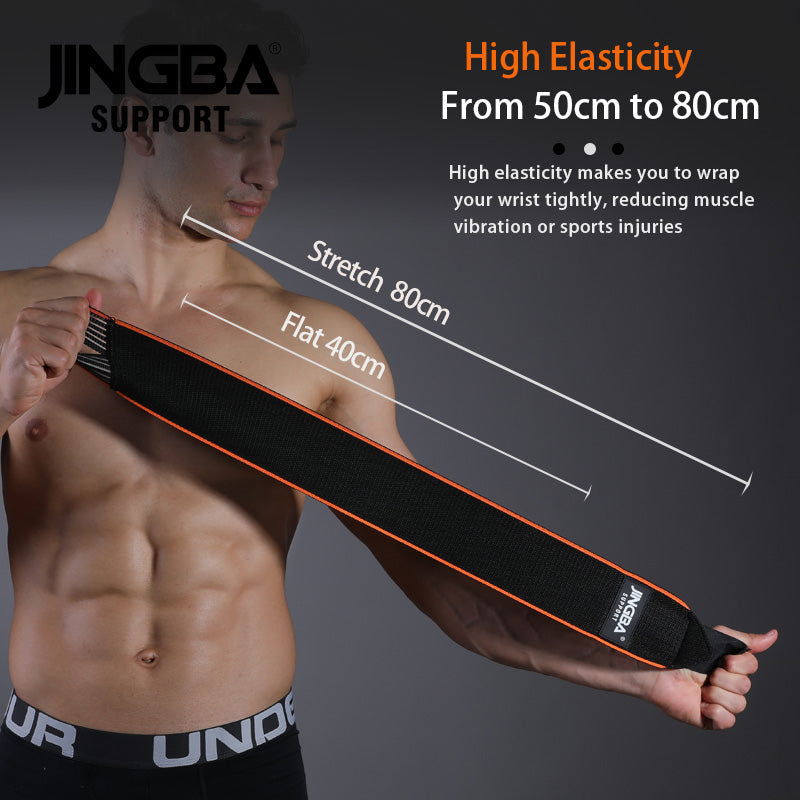 JINGBA SUPPORT 1324 Bandes de poignet de qualité supérieure Sangles de levage Bandes de poignet robustes de qualité professionnelle