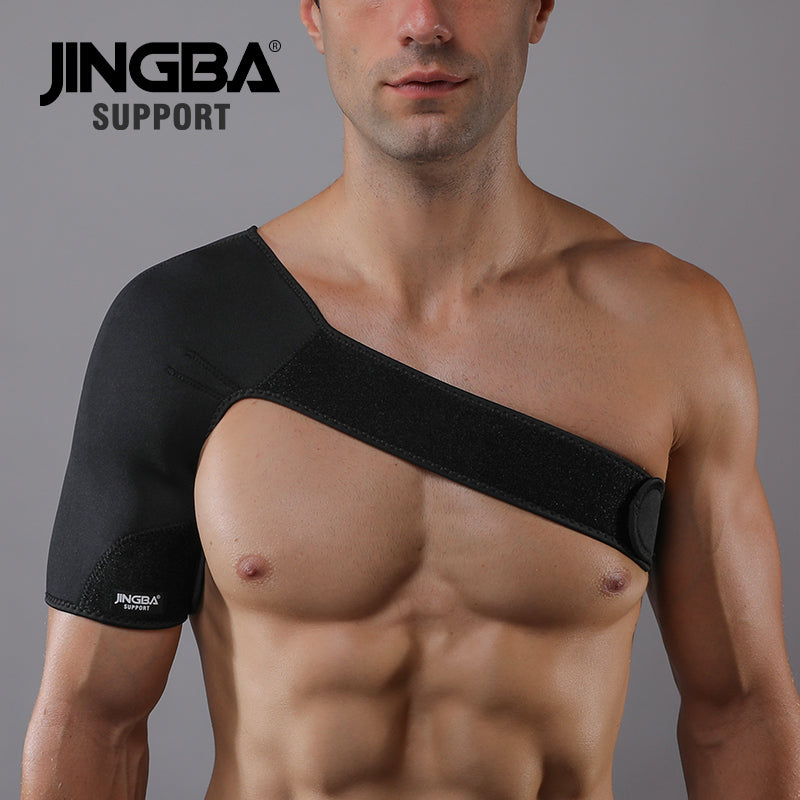 JINGBA SUPPORT 0108 ceinture de soutien d'épaule élastique en néoprène sangle arrière pour la correction de la fixation de l'orthèse de la clavicule de gymnastique