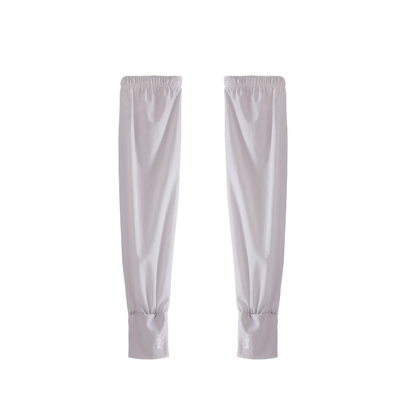 JINGBA SUPPORT 7945 longs gants en dentelle Ultra-minces Protection solaire contre les UV maille de refroidissement Tulle manches de protection solaire manches sans doigts