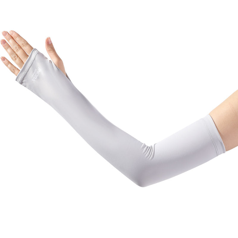 JINGBA SUPPORT 4945 chauffe-bras thermique été refroidissement cyclisme hiver bras manches couvre-bras avec trous pour les pouces pour hommes femmes