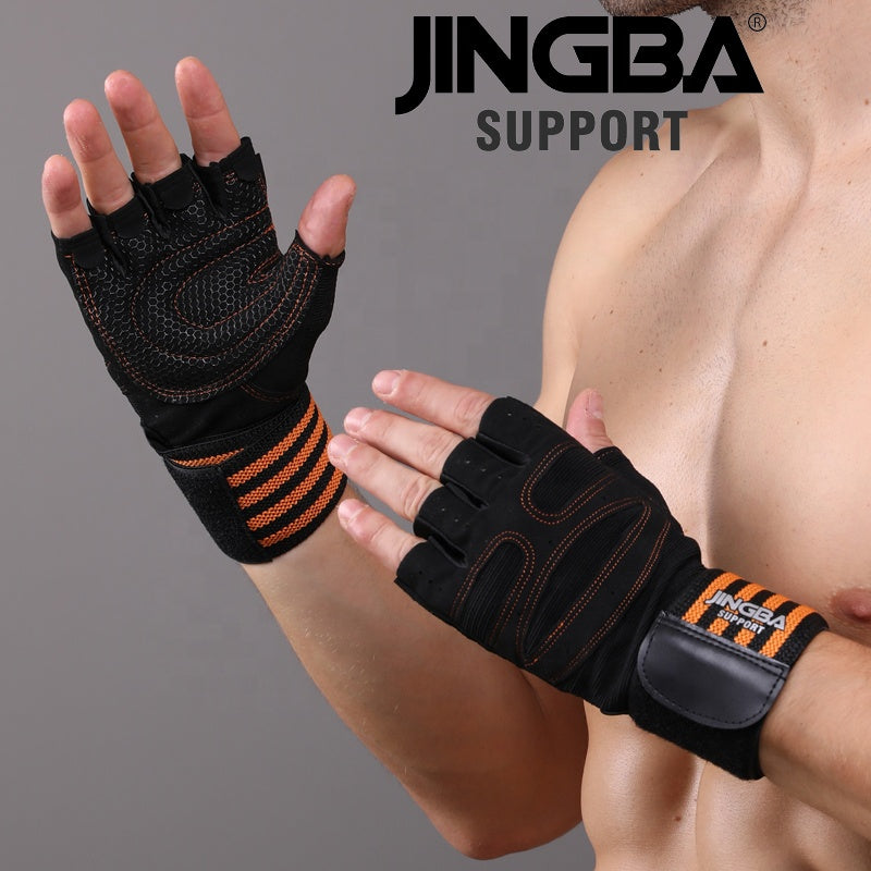 2004 Breathable Anti-slip Sports Gloves for Men and Women