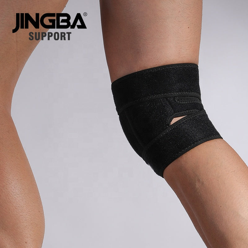 JINGBA SUPPORT 9038 Coolfit stabilisateur à séchage rapide sport genouillère orthèse rotule genouillères trou genou protéger pansement